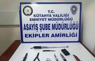 Kütahya’da dar bölge asayiş uygulaması