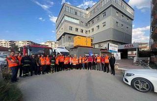 Lokman Hekim Hayat Hastanesinden yangın tatbikatı