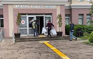 Maden ocağında toplanan deliller adliyeye getirildi
