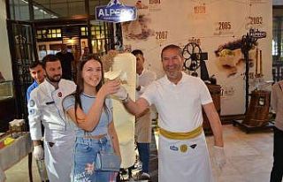 Makedonyalı öğrencilere dondurma şov