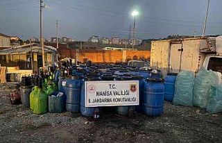Manisa’da 16,5 ton kaçak şarap ele geçirildi