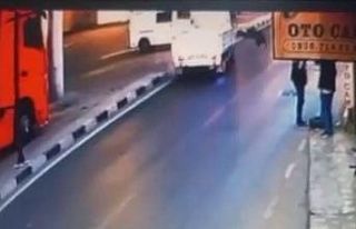 Manisa’da kaza anı kamerada