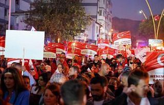 Menemen’de görkemli cumhuriyet coşkusu