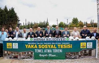 Meram Yaka Sosyal Tesisi temeli atıldı