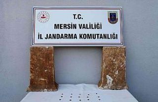 Mersin’de 25 adet bronz sikke ele geçirildi