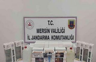 Mersin’de sahte içki ve sigara kaçakçılığı...
