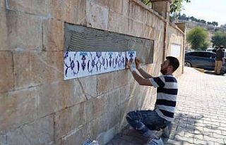 Mezarlıkta çevre düzenlemesi başlatıldı