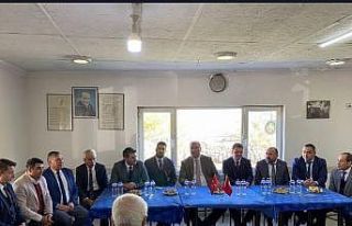 MHP temsilcileri köy ziyareti yaptı