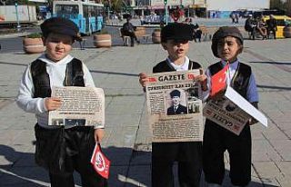 Minik öğrencilerden Cumhuriyet Bayramı’na özel...