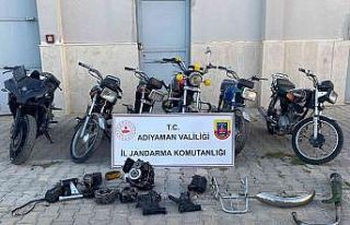 Motosiklet hırsızları yakalandı