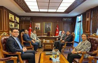 Müdür Çay, Kaymakam Balcı ile görüştü