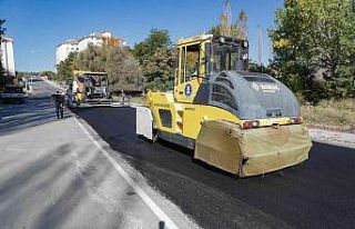Muhsin Yazıcıoğlu Caddesi’ne sıcak asfalt