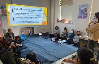 Mutlu anneler, mutlu Bebekler için gebe okulu