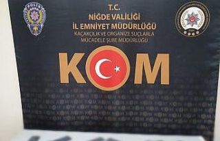 Niğde’de gümrük kaçağı cep telefonu ele geçirdi