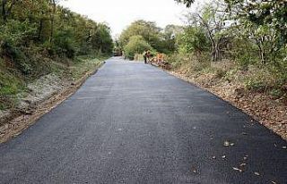 O ilçenin kırsalında asfalt çalışmaları başladı