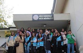 Öğrenciler arkeoloji müzesini gezdi