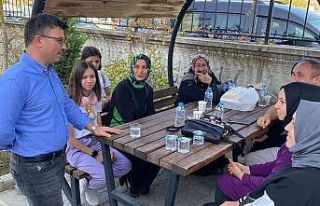 Öğrenciler otogarda karşılandı