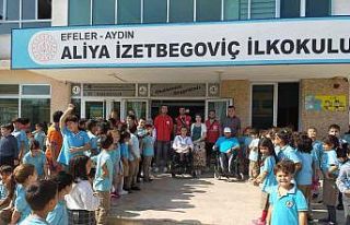 Öğrencilere, plastik geri dönüşüm toplama kampanyası...