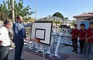 Öğrencilerin potalarını öğrenciler yaptı