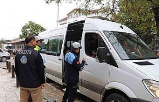 Okul servislerine sıkı takip