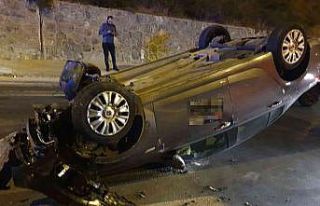 Önce kaza yaptı sonra kaçtı