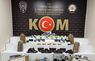 Ordu’da kaçak tütün mamulleri operasyonu