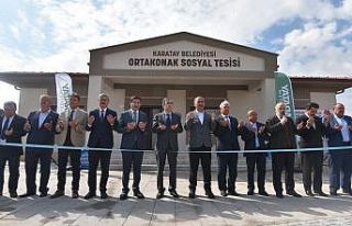 Ortakonak Sosyal Tesisi hizmete açıldı
