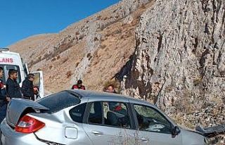 Otomobil yoldan çıktı: 2 yaralı