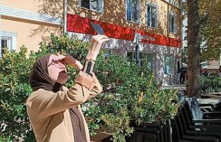 Parçalı güneş tutulması Denizli’den de izlendi