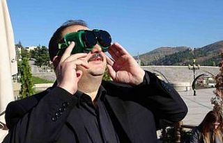 Parçalı güneş tutulmasını böyle izlediler