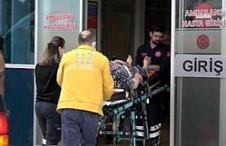 Römorktan düşen kadın yaralandı