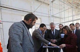 Şahin, yeni millet bahçesi çalışmalarını inceledi