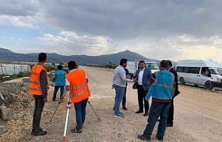 Samandağ’da çevre yolu çalışması yeniden başladı