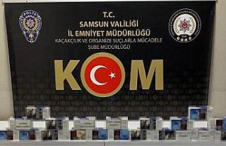 Samsun’da 14 bin kaçak makaron ele geçirildi