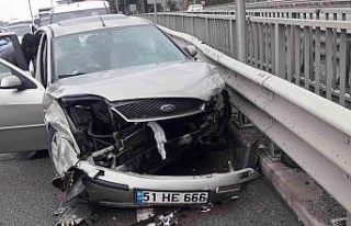 Samsun’da trafik kazası: 2 yaralı