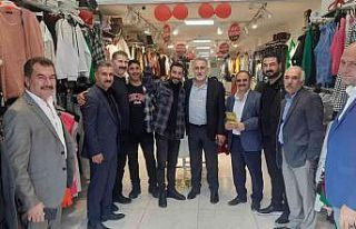 Sarı listeden Maraş esnafına ziyaret