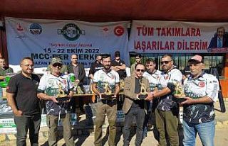 Sazan yakalama yarışmasında şampiyonlar belli...