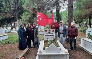 Şehit asker unutulmadı