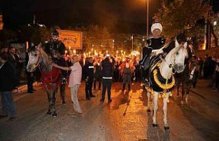 Şehzadeler’de coşkulu fetih yürüyüşü