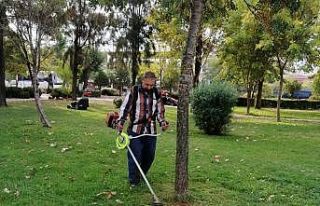 Şehzadeler’in yeşil alanlarında hummalı çalışma