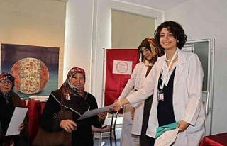 Şeker hastaları diyabet diploması aldılar