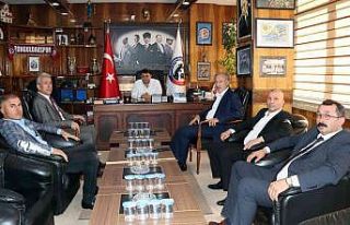 Sendikalardan GMİS’e taziye ziyareti