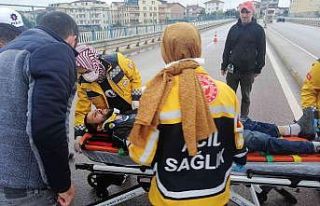 Sıcak yemek yetiştirmek için canını hiçe saydı