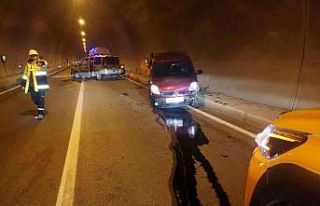 Sinop’ta tünelde kaza: 5 yaralı