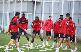 Sivasspor’da Trabzonspor maçı hazırlıkları...