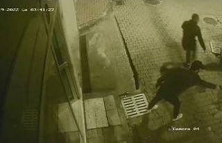 Sokak ortasındaki dehşet saniye saniye kamerada