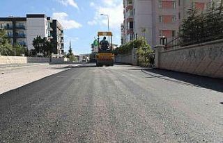 Talas’ta sonbahar asfaltı