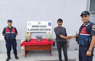 Tarladan malzeme çalan hırsız JASAT’tan kaçamadı