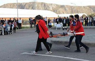 Tatbikat gerçeğini aratmadı