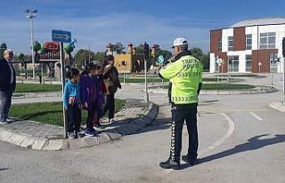 Tavşanlı’da 218 öğrenciye temel trafik eğitimi...